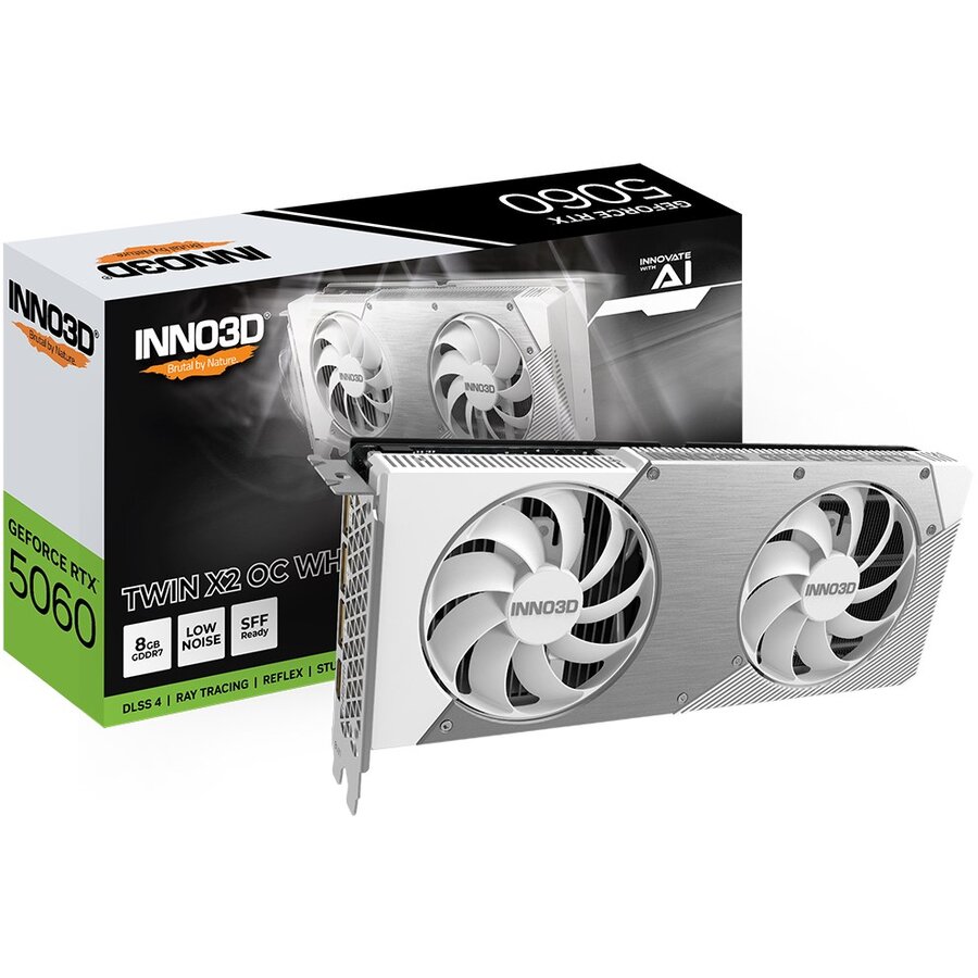 Placa video INNO3D GeForce RTX 5060 Twin X2 OC 8GB GDDR7 128-bit DLSS 4.0 - imagine 2