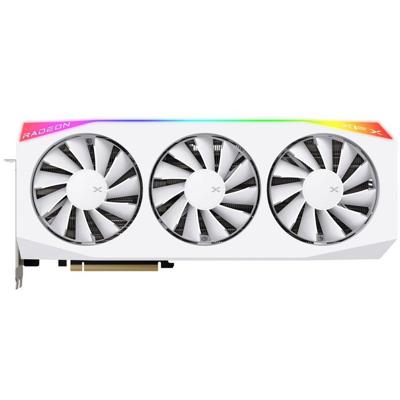 Placa video XFX Mercury AMD Radeon RX 9070 XT OC White Magnetic Air Edition RGB, 16GB, GDDR6, 256-bit - imagine 2