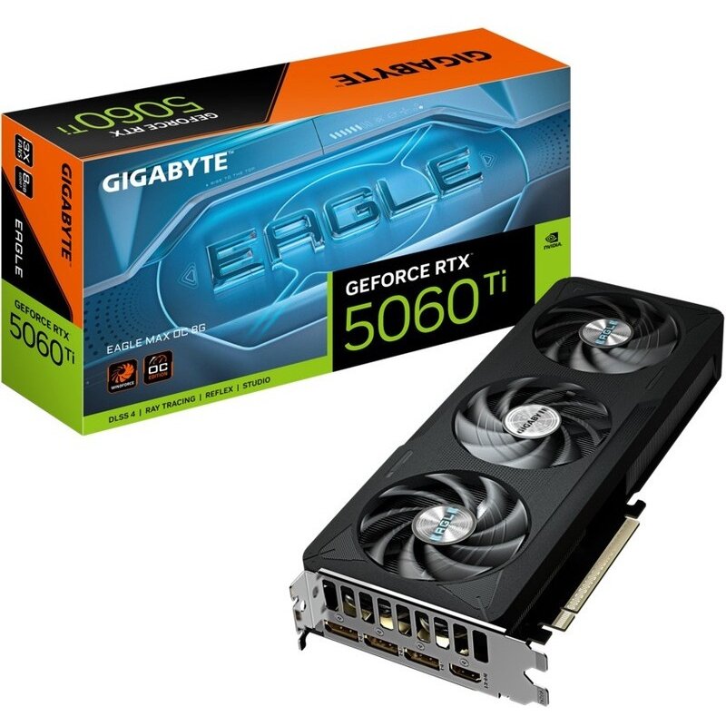 Placa Video GeForce RTX 5060 Ti EAGLE MAX OC 8GB GDDR7 128-bit DLSS 4.0