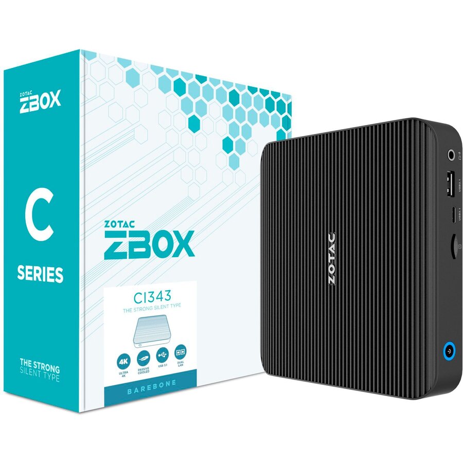 Barebone ZBOX edge CI343, Barebone (black, without operating system)