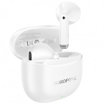 Căști Borofone Handsfree Bluetooth BW88 Deep Rhyme TWS Alb