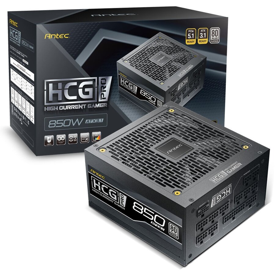 Sursa 850W HCG850 Pro P EC 80+ Platinum ATX3.1 Negru