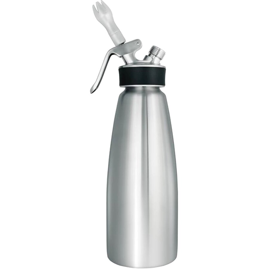 Aparat Sifon pentru Frisca Cream Profi Plus Capacitate 1L Argintiu