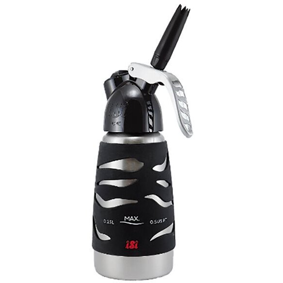 Mini Aparat Sifon pentru Frisca Dessert Whip Capacitate 0.25L Negru