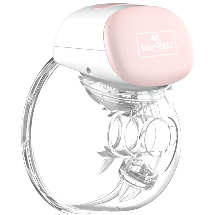 Pompa de San Electrica Portabila Design Ergonomic Hands Free cu Modul Masaj Pink