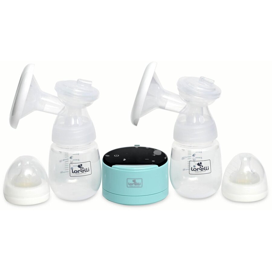 Pompa de San Electrica Dubla Daily Comfort LED Touch Screen 3 Moduri de Functionare Blue