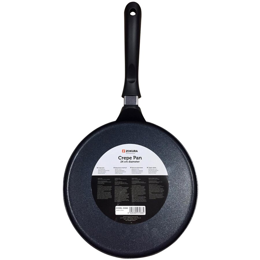 Tigaie de Clatite Z1060 Aluminiu Diametru 24CM Negru