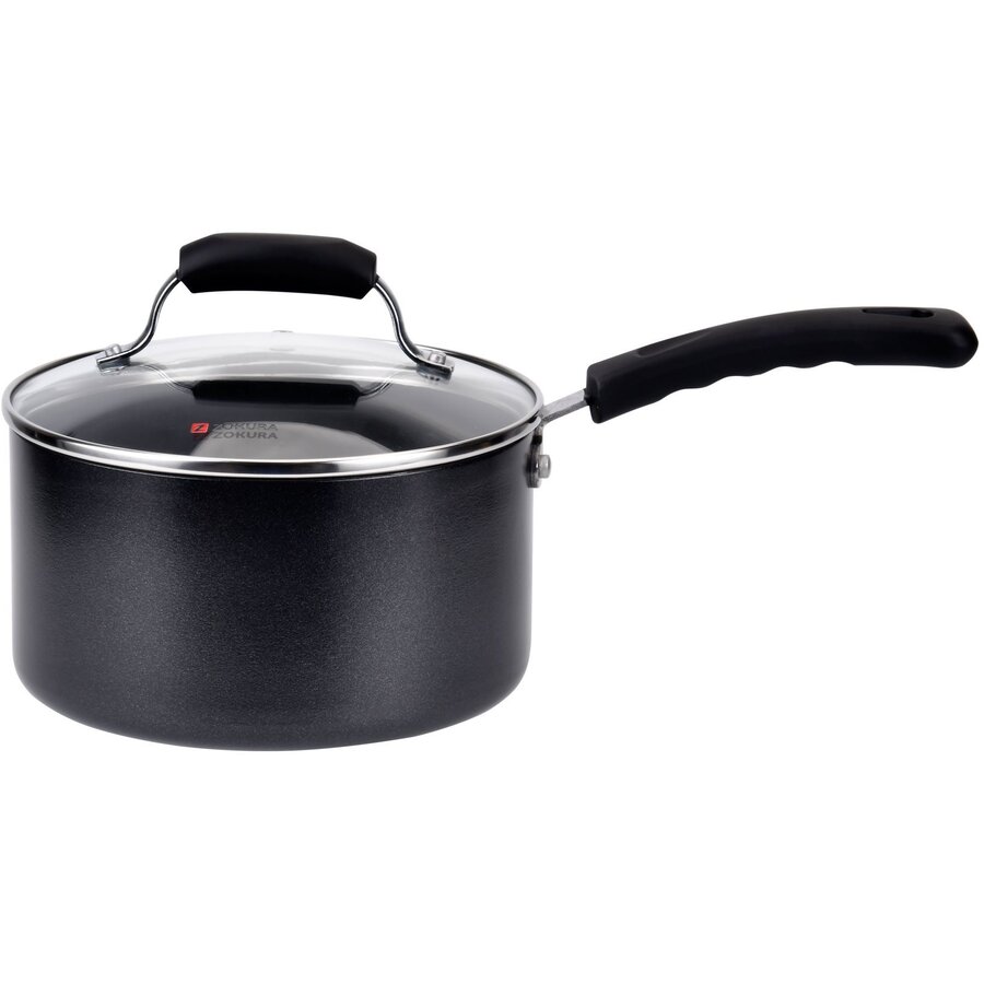 Cratita pentru Sos Primary Z1073 Aluminiu 2.3L Diametru 18CM Negru