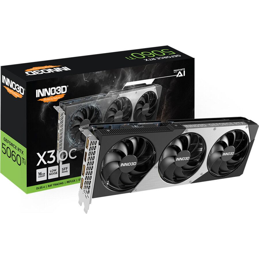 Placa video GeForce RTX 5060 Ti TWIN X3 OC 16GB, graphics card DLSS 4, 3x DisplayPort, 1x HDMI 2.1
