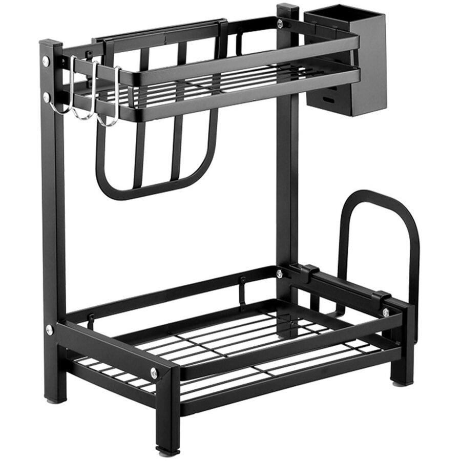 Raft pentru Condimente Z1364 Otel Carbon Negru