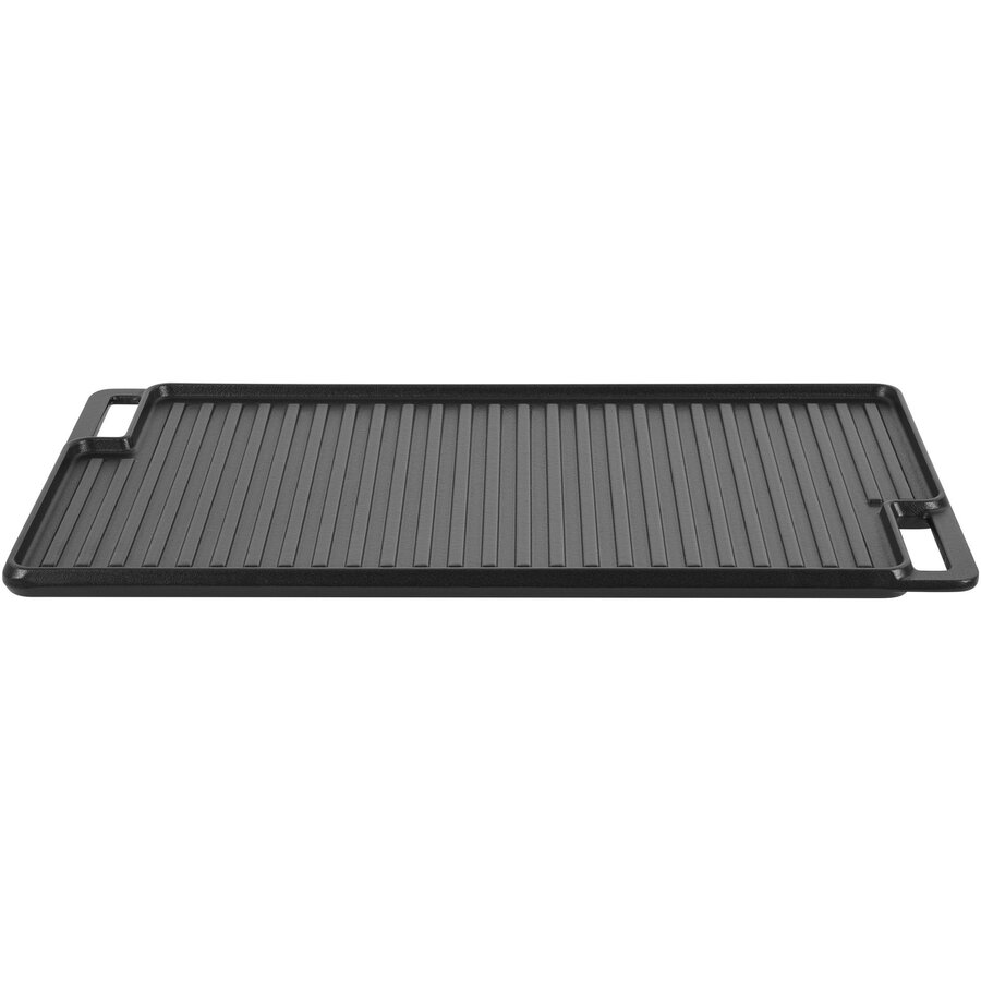 Tava / Plita Grill Z1450 din Fonta Emailata 46x26CM Negru