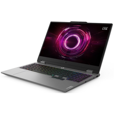 Laptop Lenovo LOQ FHD 15.6 inch AMD Ryzen 5 220 16GB 512GB SSD RTX 5050 Windows 11 Home Luna Grey