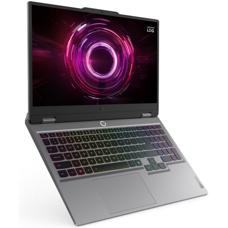 Laptop Lenovo LOQ FHD 15.6 inch AMD Ryzen 5 220 16GB 512GB SSD RTX 5050 Windows 11 Home Luna Grey