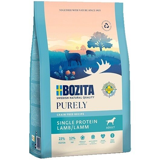 Hrana Pentru Câini BOZITA Purely cu Miel pentru Orice Rasa Adult 11kg