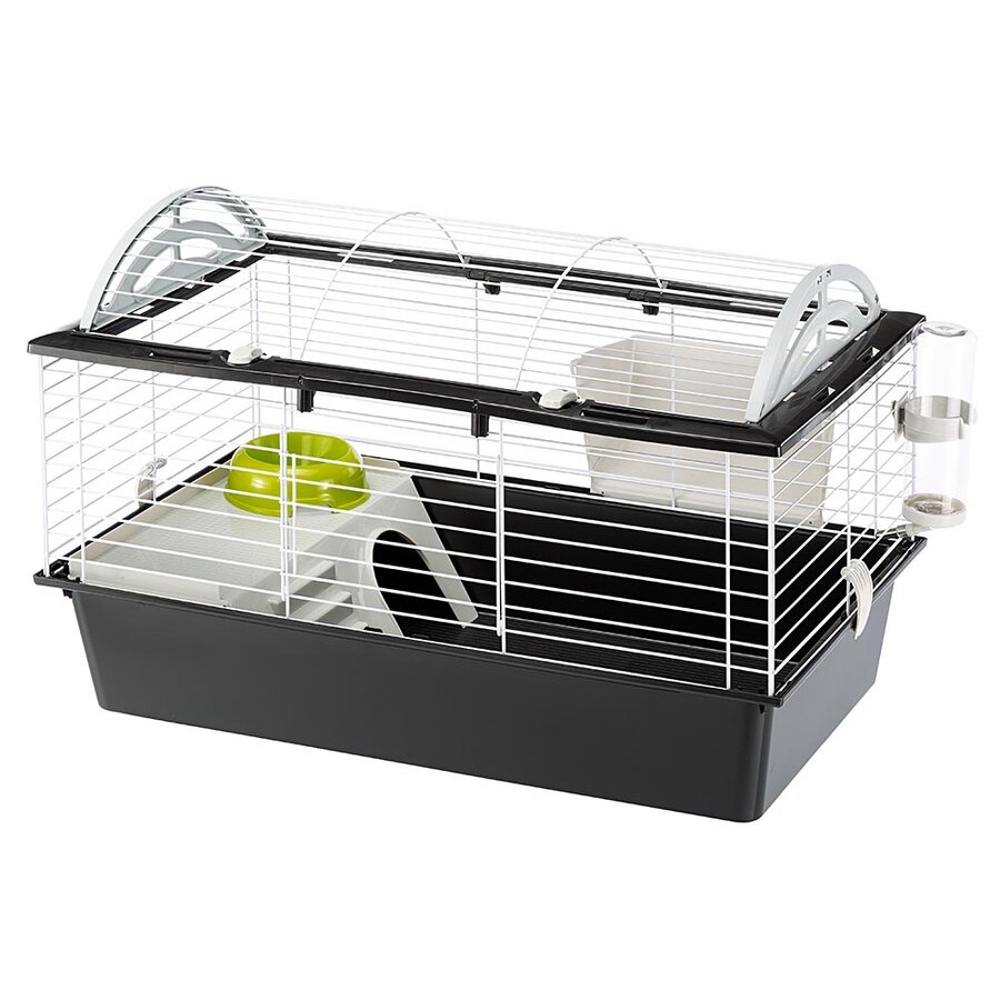 Cușcă pentru Cobai și Iepuri FERPLAST Casita 80 Metal Plastic Gri