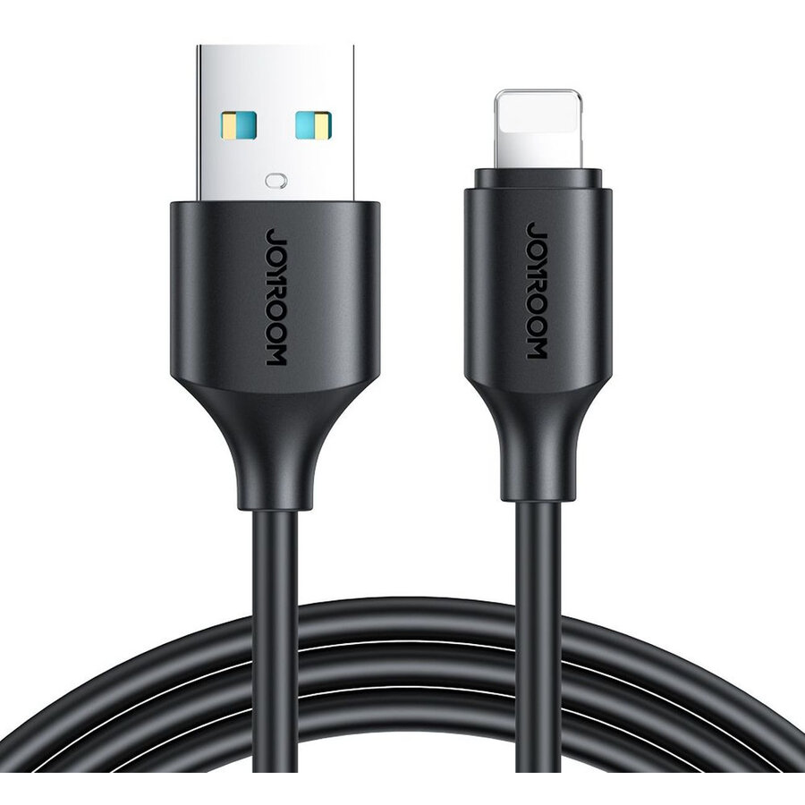 Cablu de date S-A9 , USB-A la Lightning, 2.4A, 1m, Negru
