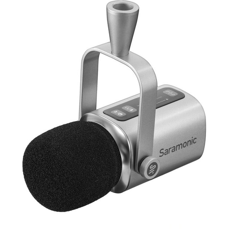 Microfon Dinamic de Transmisie SR-BV3 XLR / USB-C / 3.5MM Argintiu/Negru