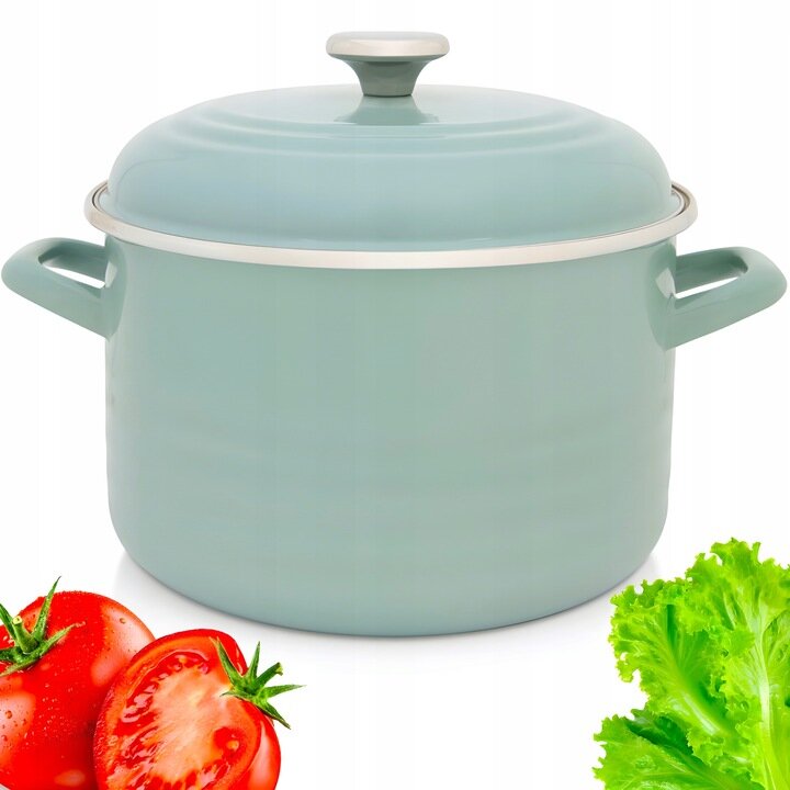 Oala cu Capac Standard Wave Email 4L Diametru 20CM Verde Pastel