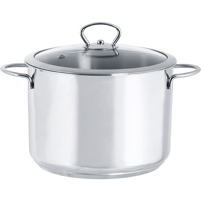 Oala 1.4l cu capac din sticla Kulinaria Metalac inox/24cm/8l - imagine 2
