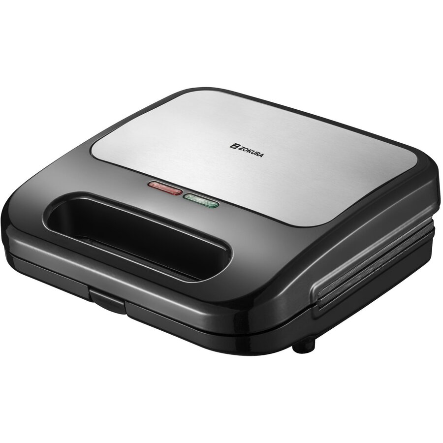 Sandwich Maker Z1226 3in1 800W Negru/Argintiu