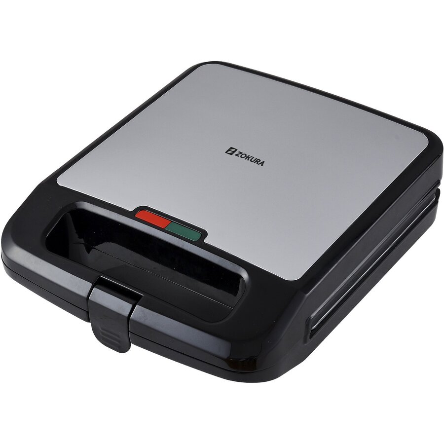 Sandwich Maker 2in1 Z1227 Placi Interschimbabile 1400W Negru/Argintiu