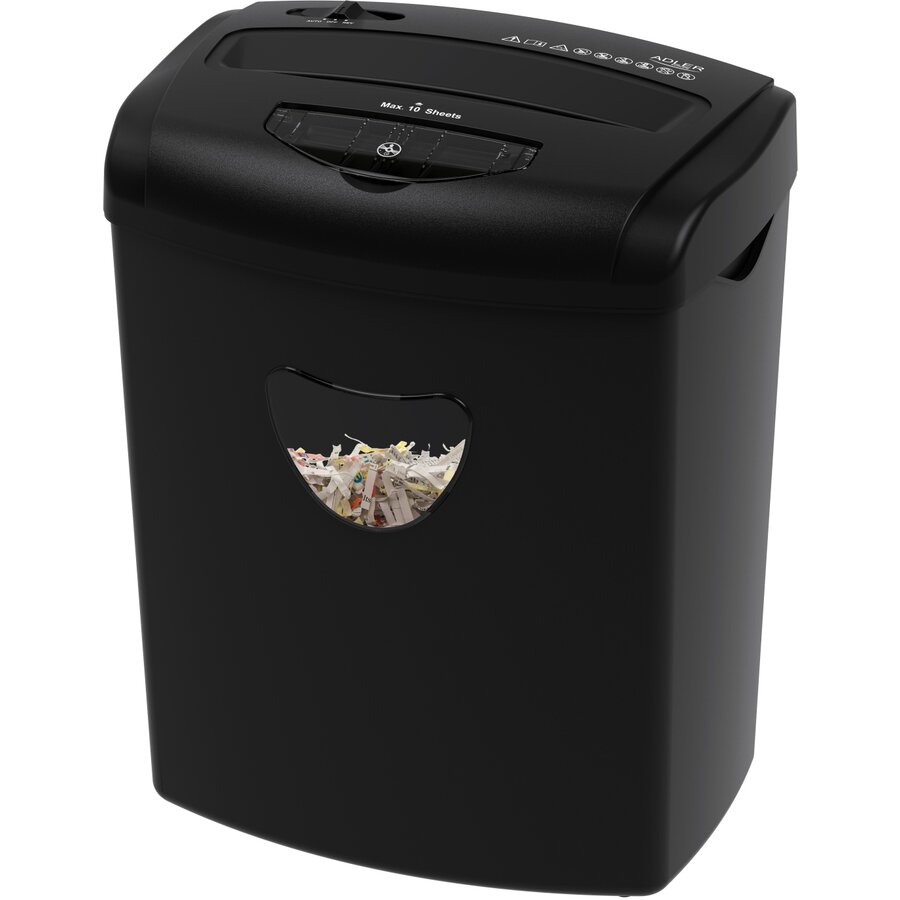 Distrugator de Documente Paper Shredder 10 Coli 330W 21l Negru