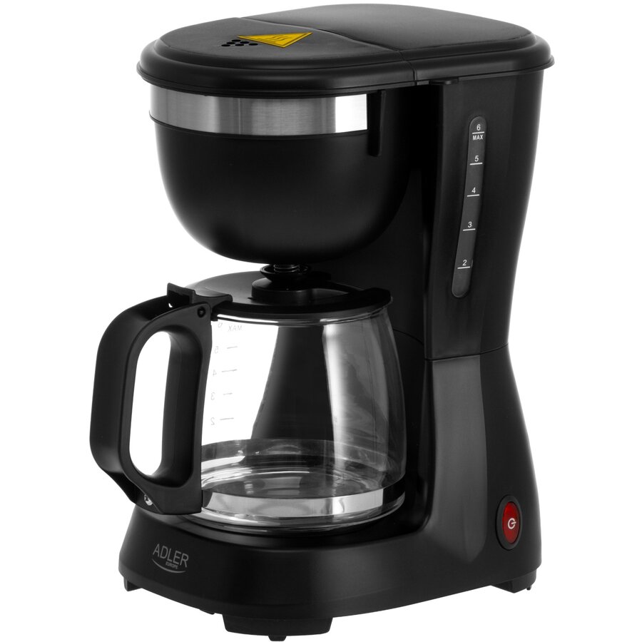 Cafetiera 0.6l 600W Mentinere la Cald 40min Oprire Automata Negru