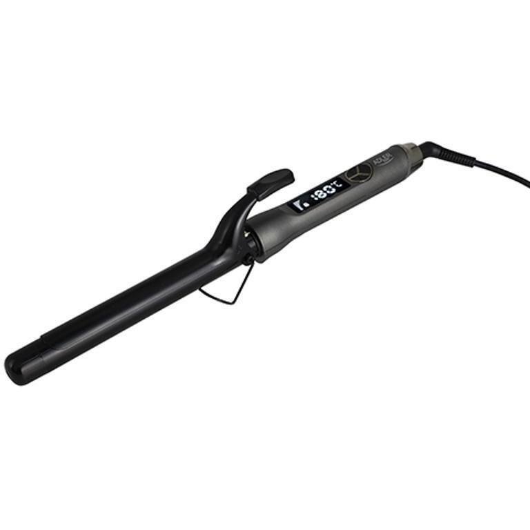 Ondulator de Par cu Afisaj LCD  25mm Oprire Automata Negru