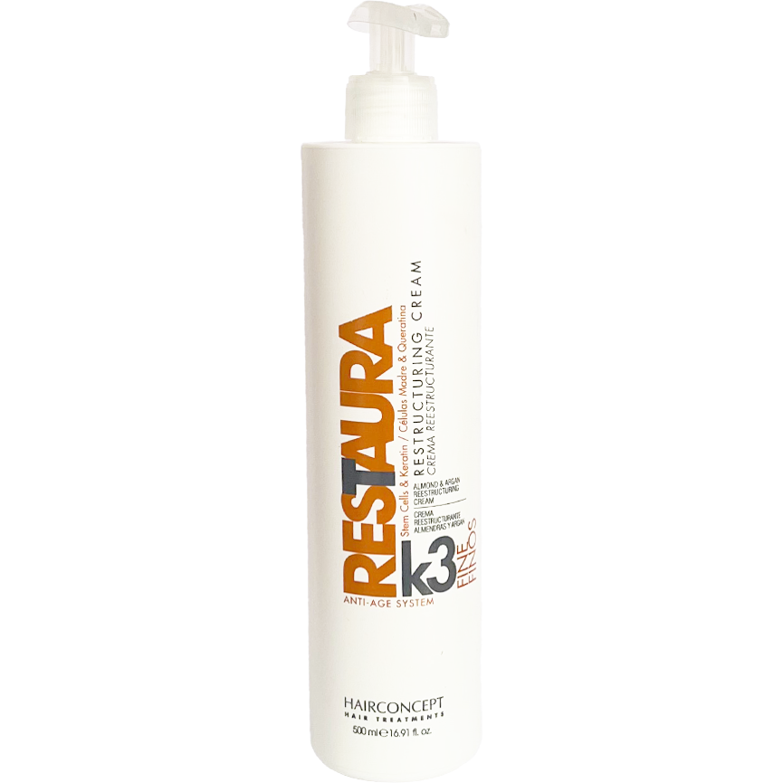 Crema Restructuranta pentru Par Restaura K3 Anti-age pentru Par Fin Pas 3 500ML
