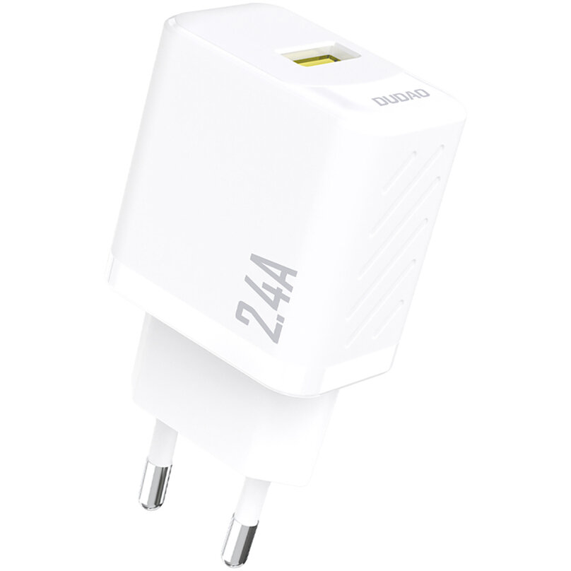Incarcator A23, 2.4A, 1xUSB-A, Fast Charging, Alb