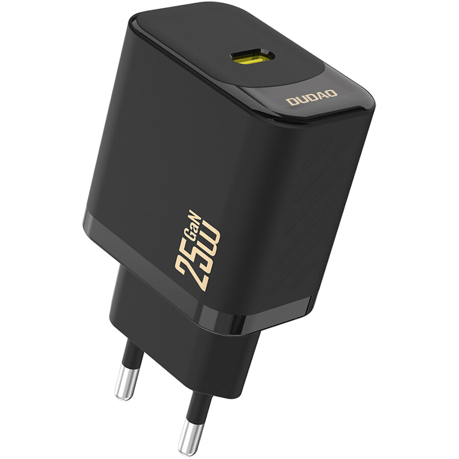 Incarcator A27, 25W, 1xUSB-C, Fast Charging, Negru
