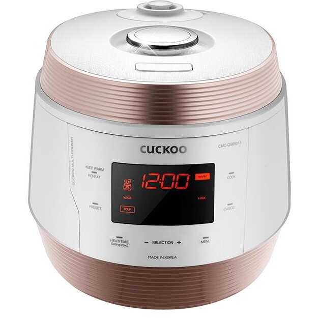 Multicooker Premium 5L 8 Programe Cupru-Alb