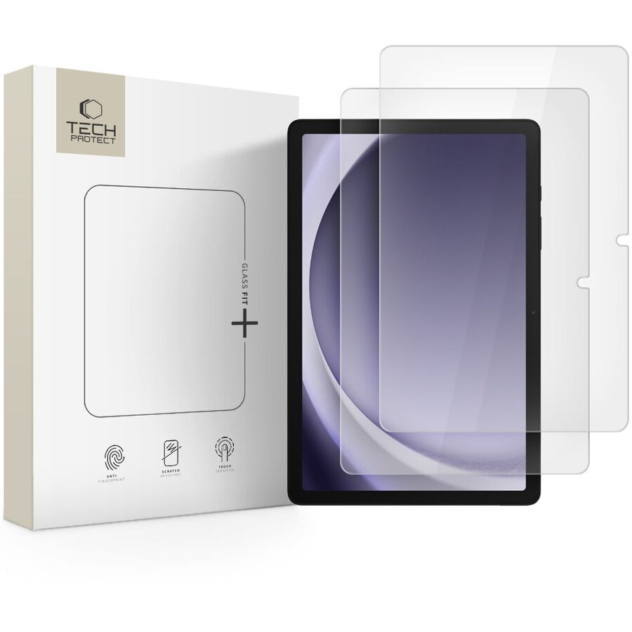 Folie protectie tableta Glass Fit Plus compatibile cu Samsung Galaxy Tab A9 Plus / A11 Plus, 11 inch, Transparent