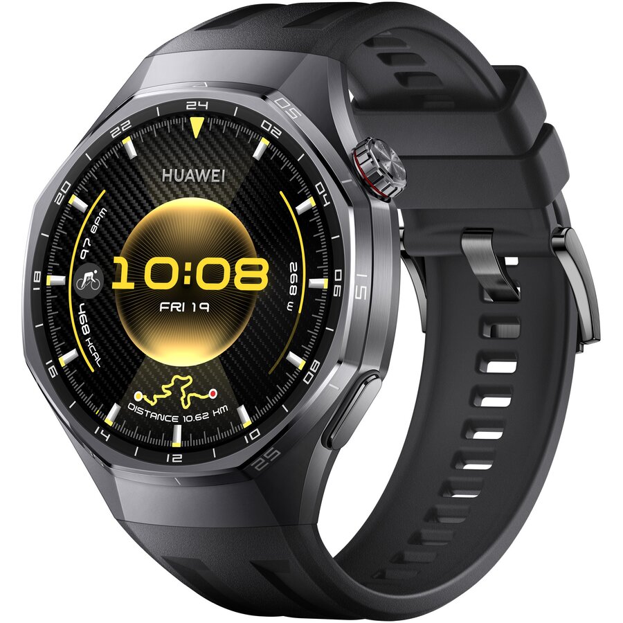SmartWatch Huawei Watch GT 5 Pro, 46mm Titanium, curea Titanium - imagine 3