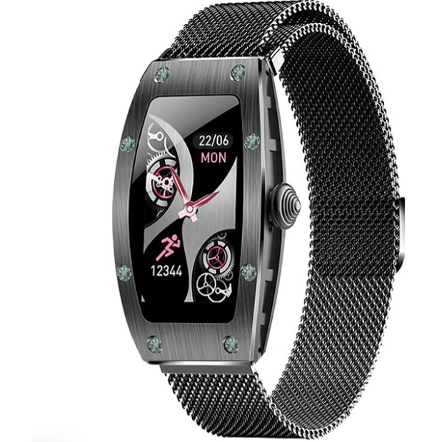 Smartwatch K18 Bluetooth 1.14Inch IP67 Black