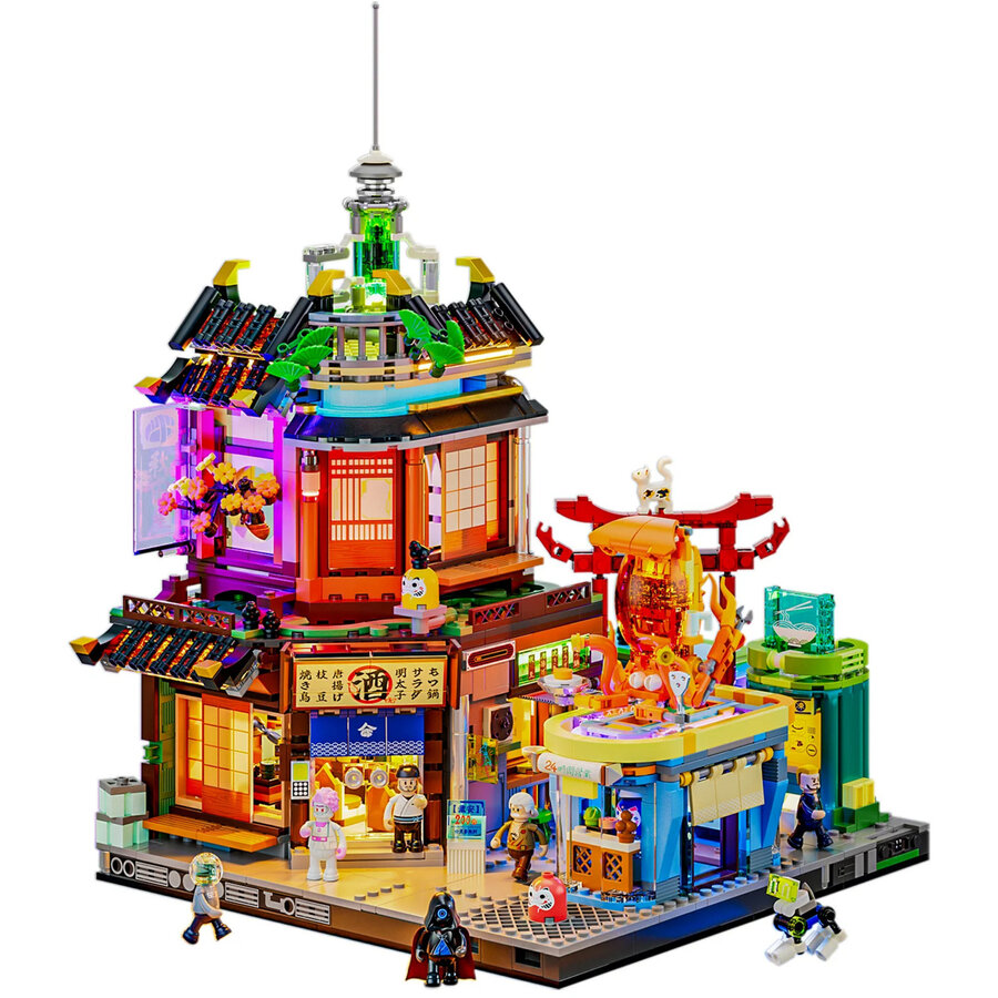 Set Constructie Cyberpunk Neoncity Izakaya F9073