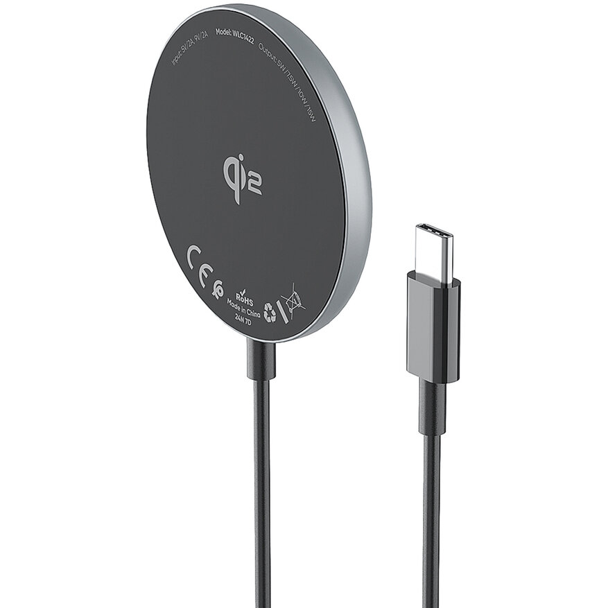 Accesoriu smartwatch WQY1S, 15W, USB-C, Negru