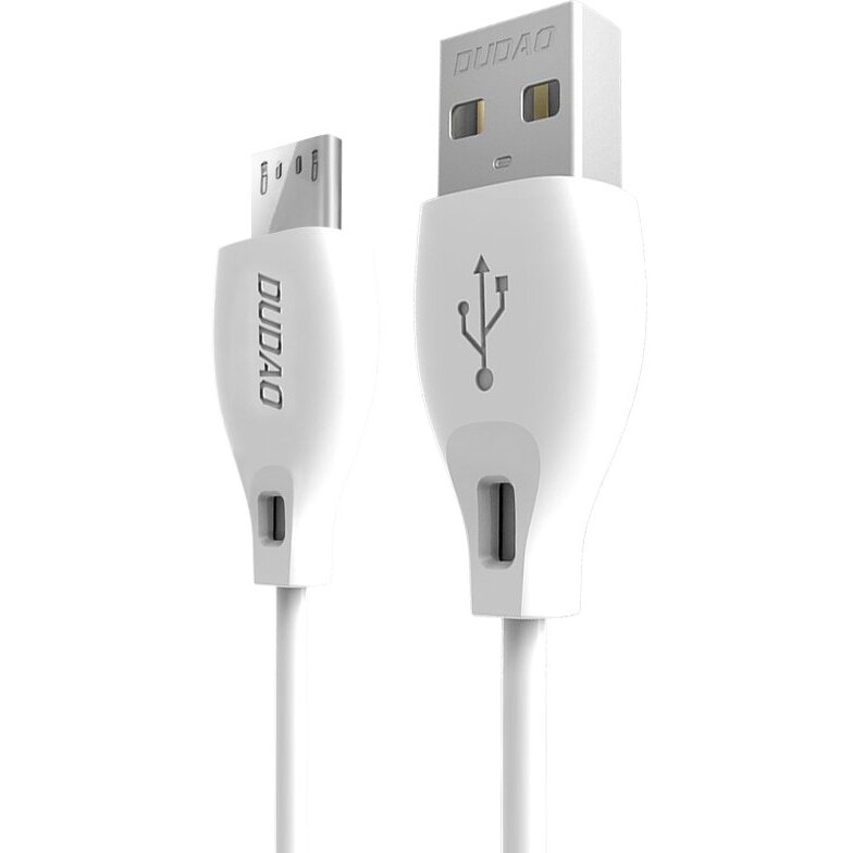 Cablu de date , USB la Micro-USB, 2.4A, 2m, Alb