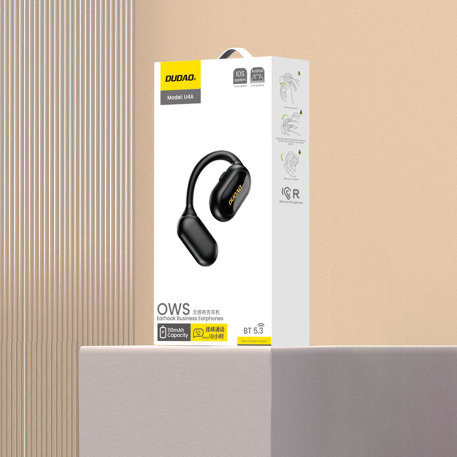 Căști Dudao U4A Bluetooth 5.3 Negru — imaginea 2