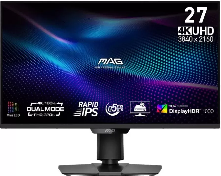 Monitor MSI MAG 274UPDF E16M 320Hz Full HD 160Hz 4K Rapid IPS 27inch Negru