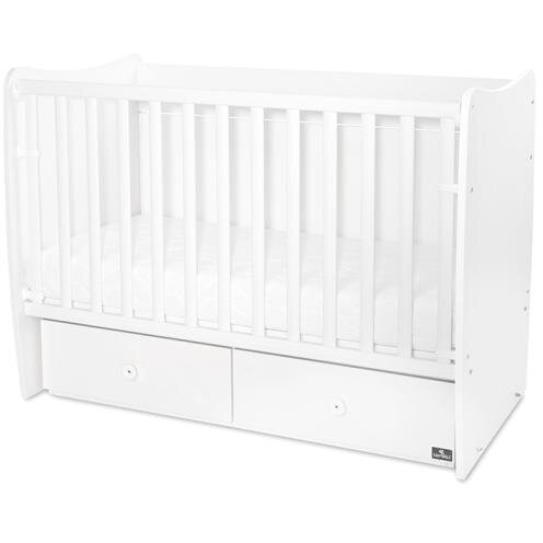 Pat Copii Balansoar Matrix 60 X 120Cm Transformabil White New