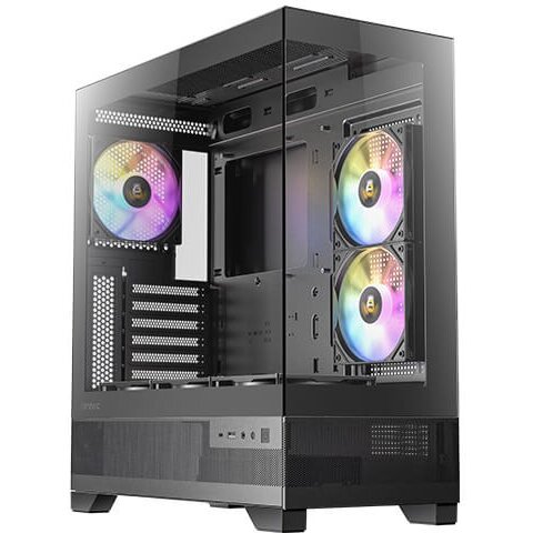 Carcasa CX700 RGB Elite TG USB-C Midi ATX Negru