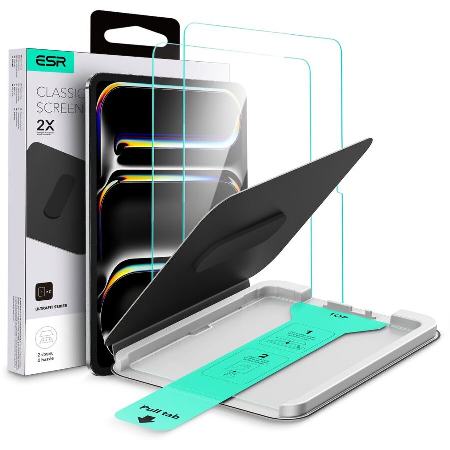 Folie protectie tableta UltraFit compatibila cu iPad Pro 11 inch 2024 / 2025, Transparent