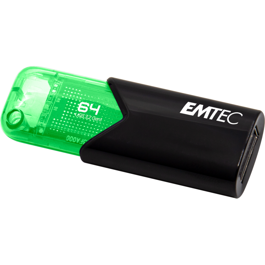 Memorie USB Emtec B110 Click Easy 32GB Black Blue — imaginea 2