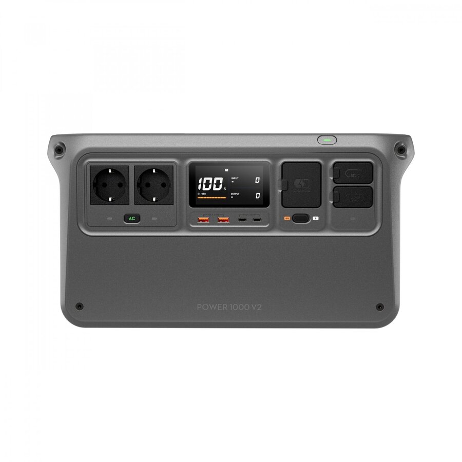 Power Station Portabil DJI Power 1000 V2 1024Wh 2 Porturi USB-C Gri/Negru