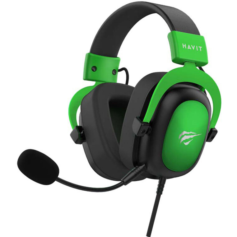 Casti Gaming H2002D Green