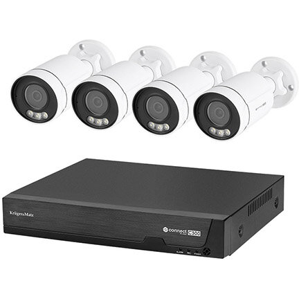 KIT SUPRAVEGHERE WIFI CONNECT C300 TUYA KRUGER&MATZ