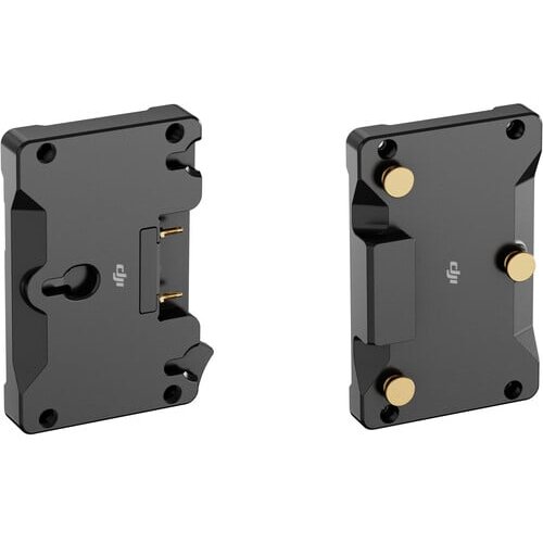 Adaptor Acumulator Gold Mount pentru Sistemul de Transmisie DJI Negru