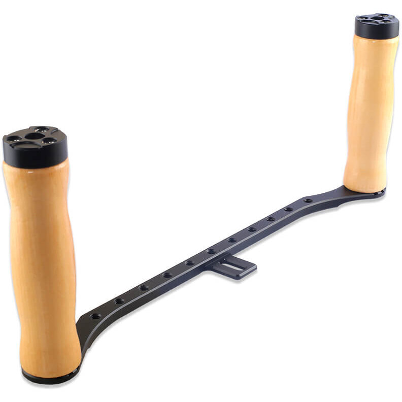 Cadru cu Manere Ajustabile HD-1-CAGE pentru Monitor Camera 7/9Inch Negru/Maro