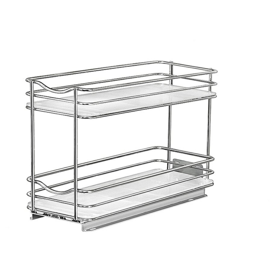Suport Culisant pentru Condimente Z1392 26x10.8x21.6CM Argintiu